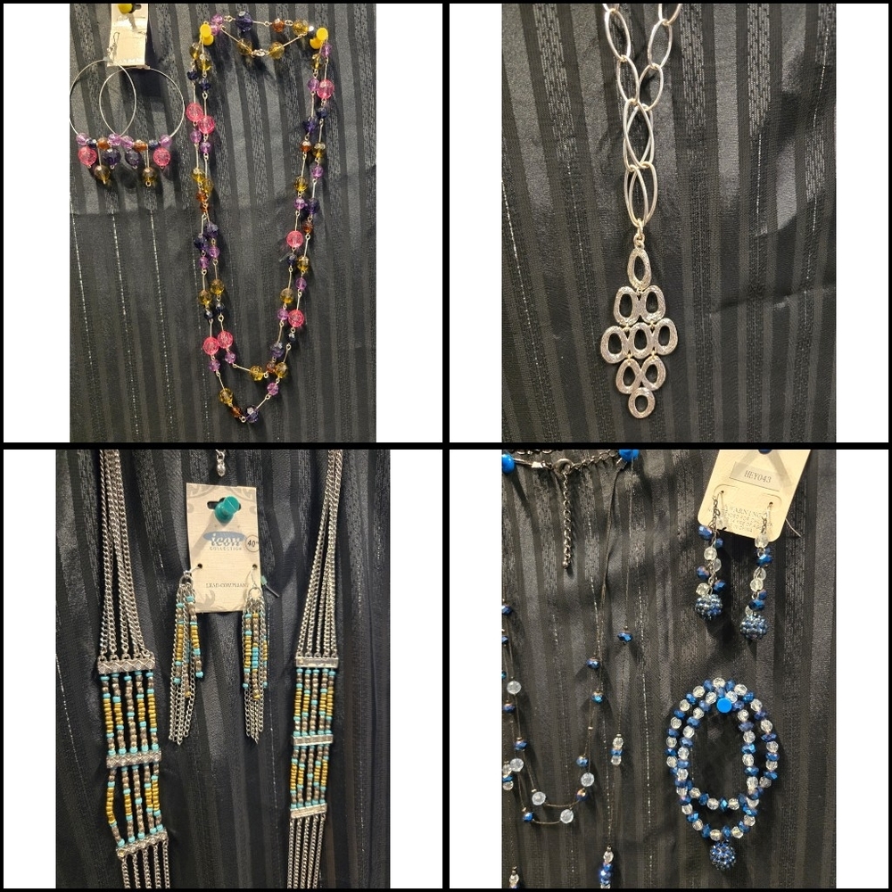 Bundle of 4 Neclace/Earring Sets
